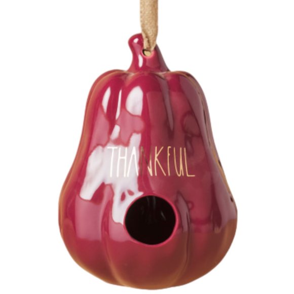 Rae Dunn Other - "THANKFUL" GOURD BIRDHOUSE - RAE DUNN